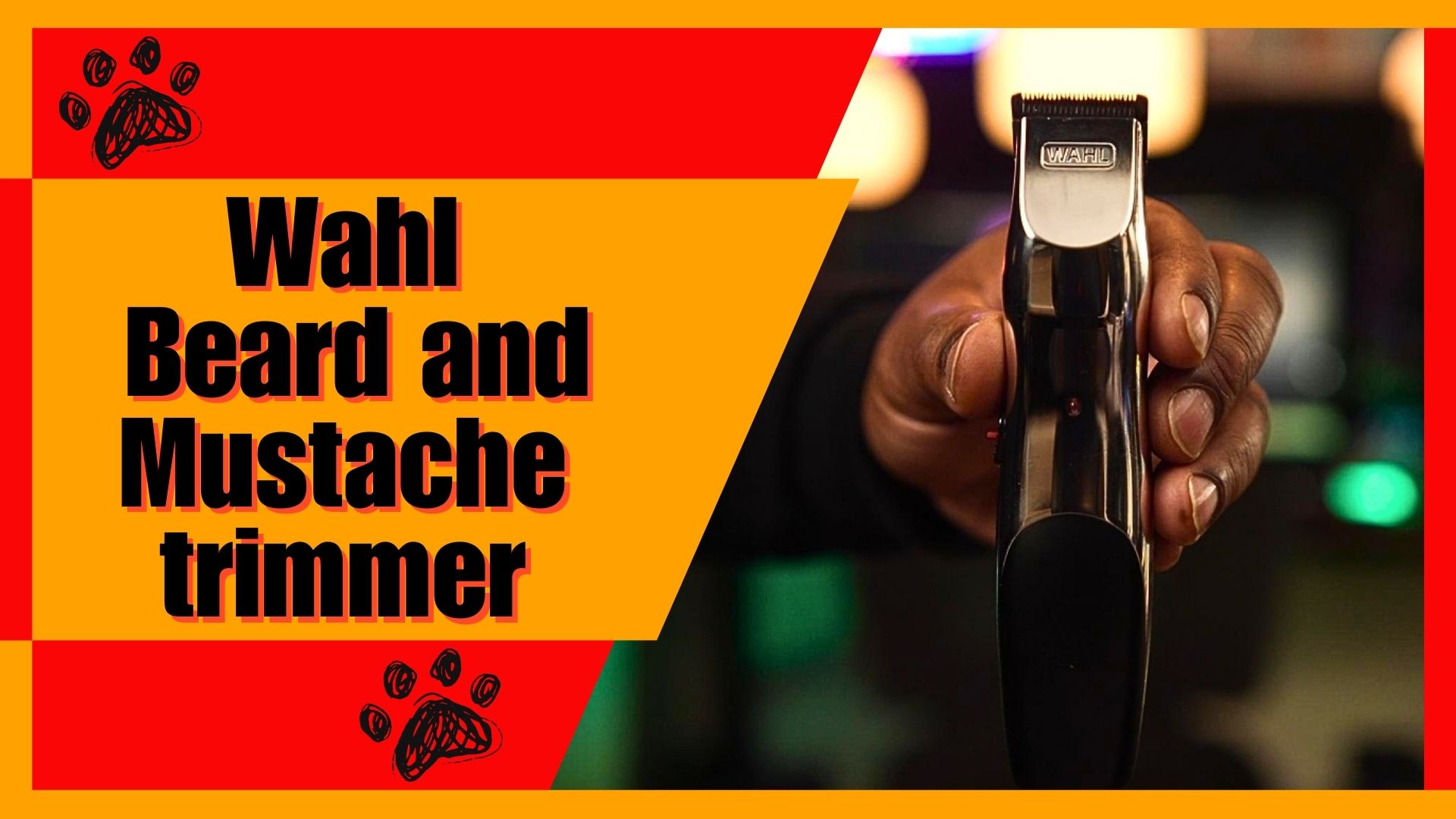 Watch Wahl Groomsman Rechargeable Beard Trimmer kit for Mustaches